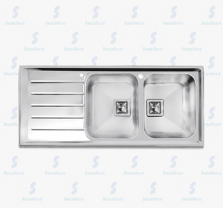 سینک دو لگنه اخوان مدل ۵۰۶